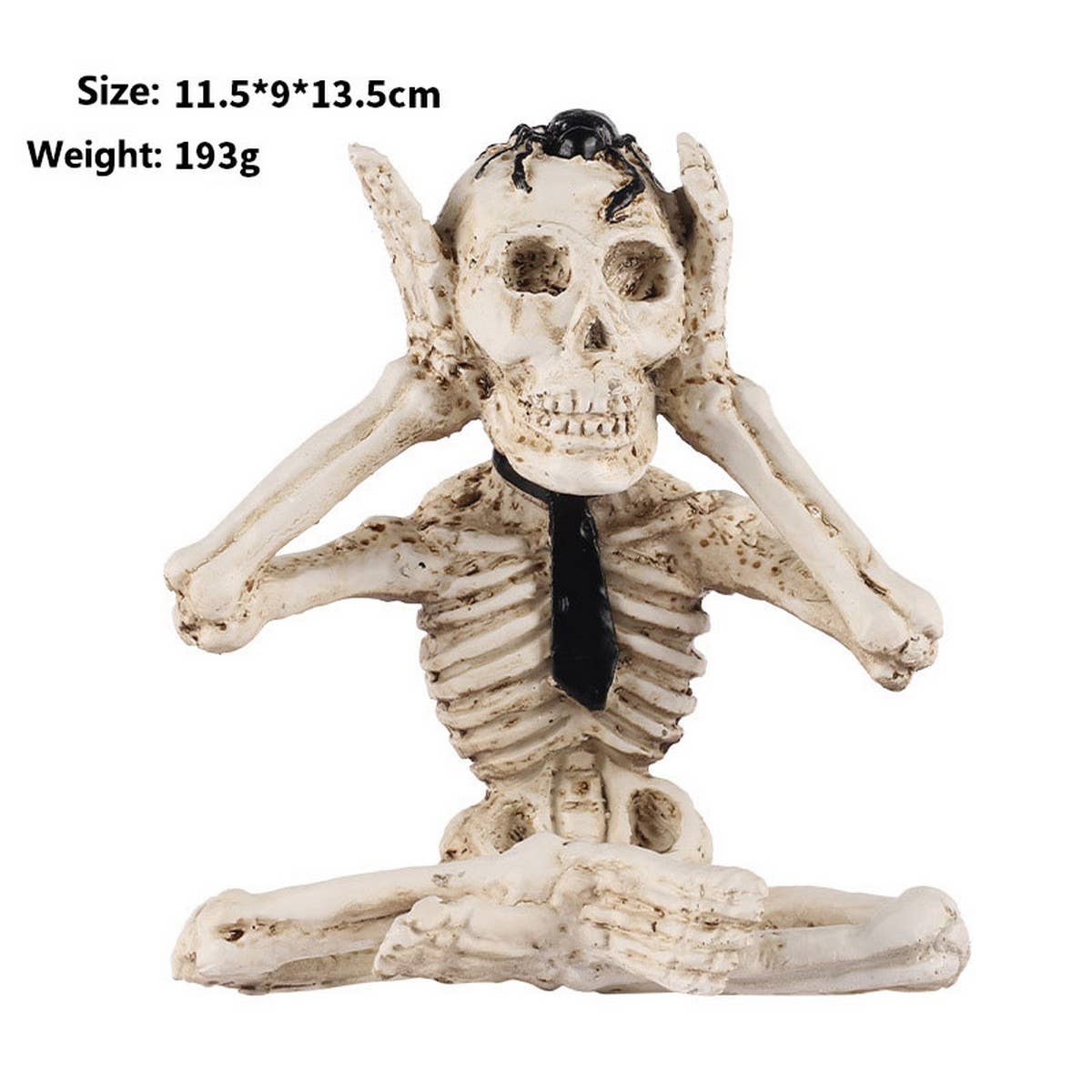 Scary Skeleton Resin Halloween Table Decor_Cwmm9969