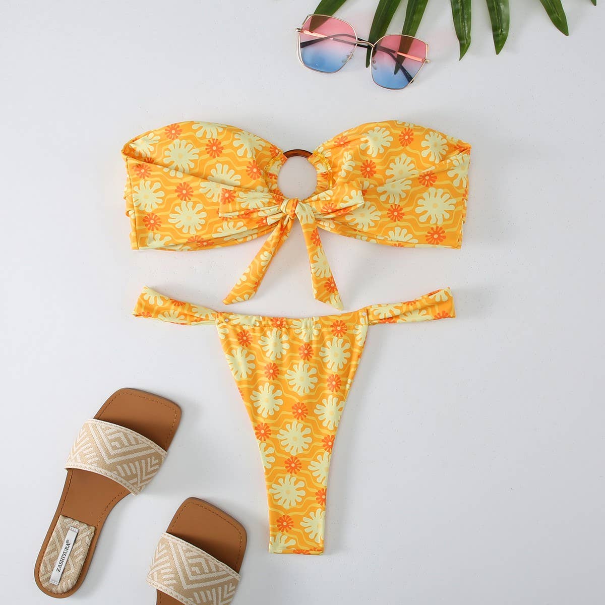 SWIMWEAR WOMEN FLORAL PRINT BIKINI FOR SUMMER_CWMW0195