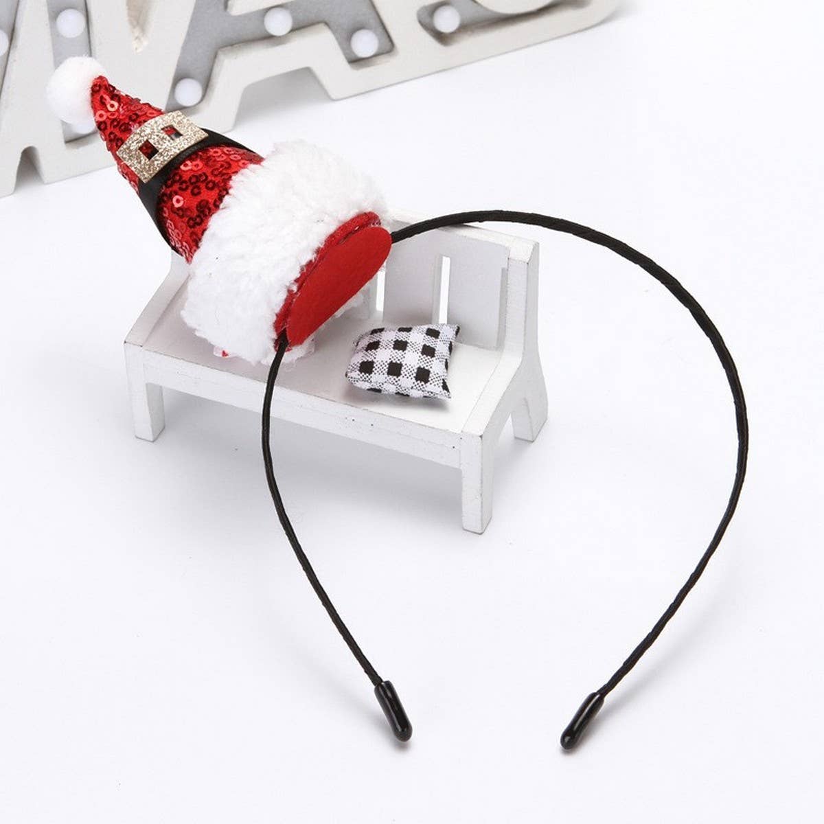 CHRISTMAS HAIRPIN DECORATION HAT HEADBAND GIFT_CWAHA3400