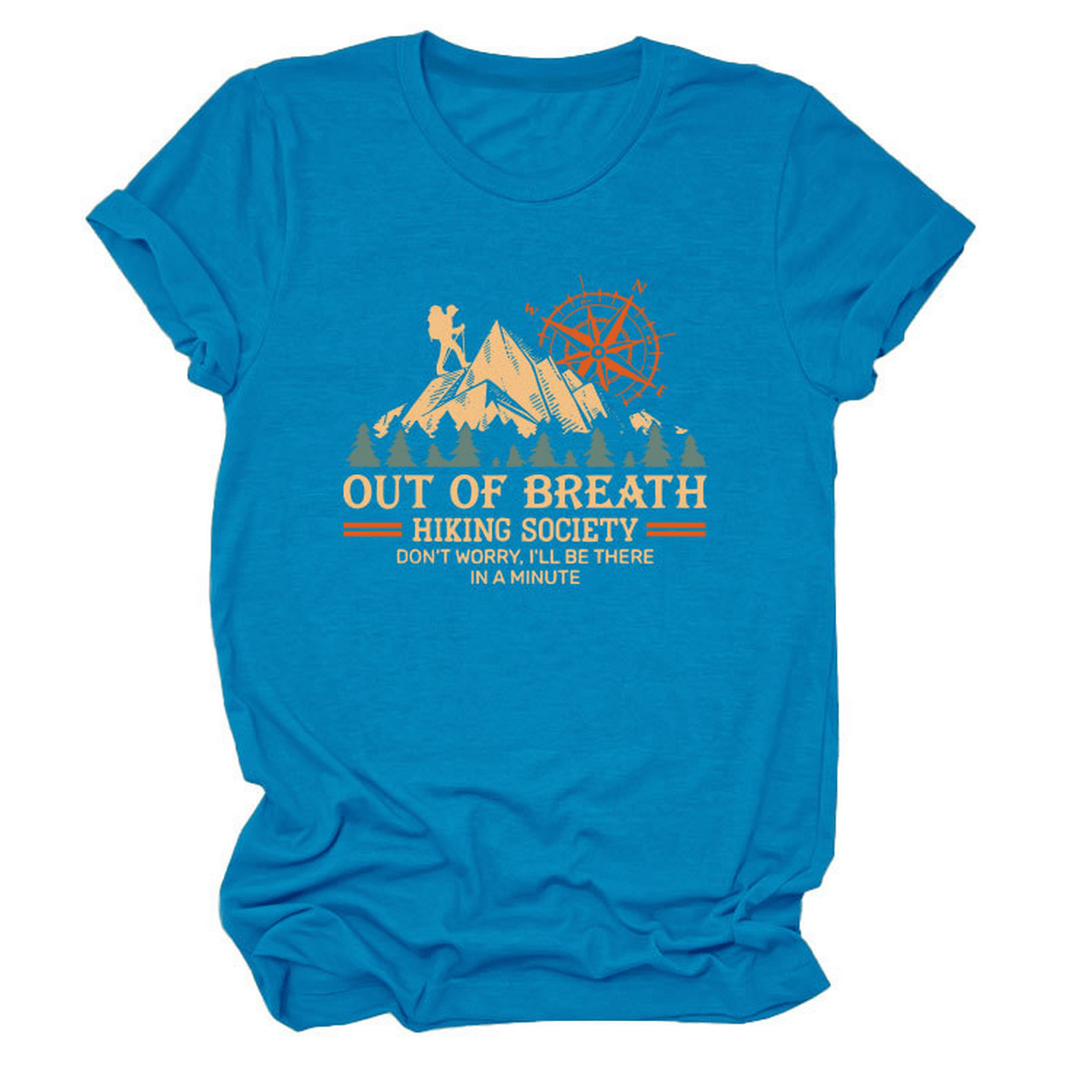 COMFY CREW NECK TEE HIKING QUOTE FOR WOMEN_CWTTS1523