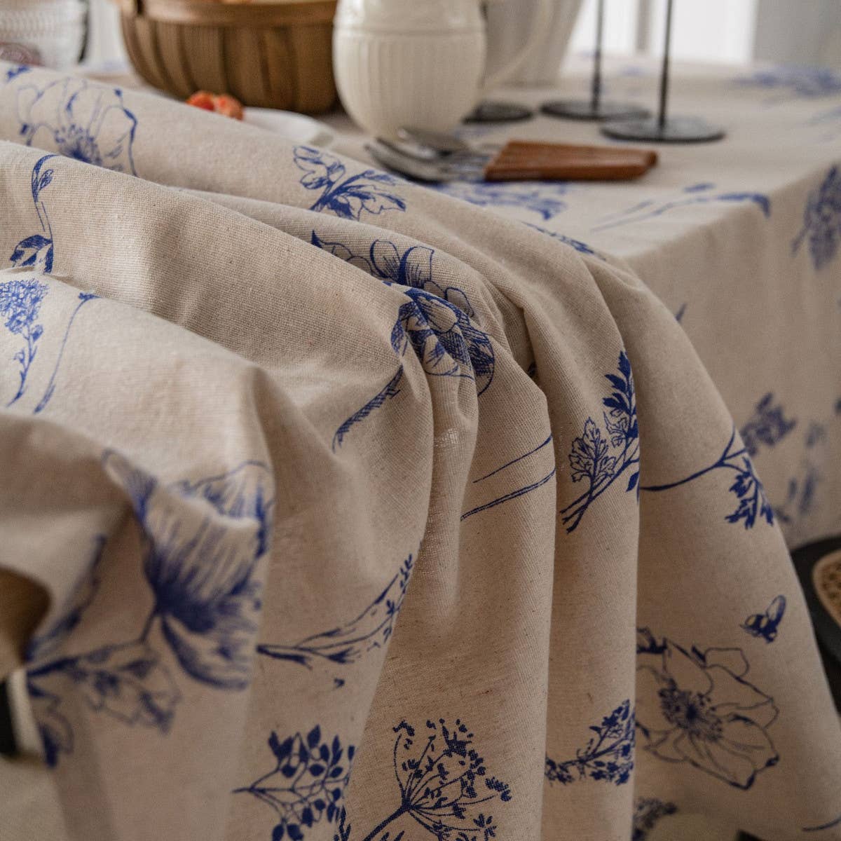 COTTON AND LINEN RECTANGULAR FRESH TABLECLOTH_CWMM0953