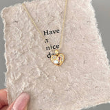 FASHIONABLE MERMAID DOUBLE LOVE NECKLACEP_CWAJE1261