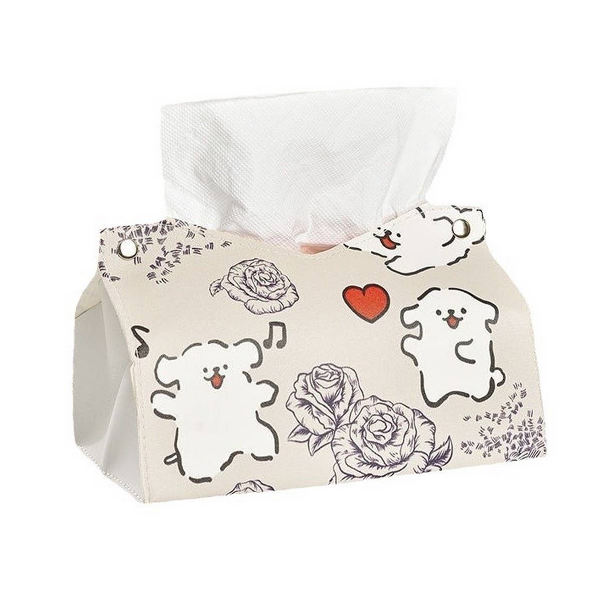 CUTE CARTOON HOUSEHOLD DESKTOP TISSUE BOX_CWMM2255