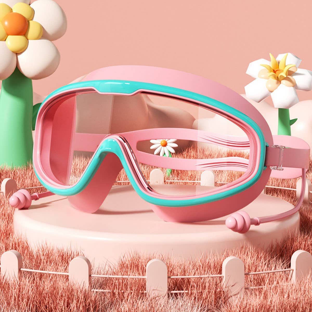 KIDS HD ANTI FOG SWIM GOGGLES LARGE STYLISH SSCWMM6647