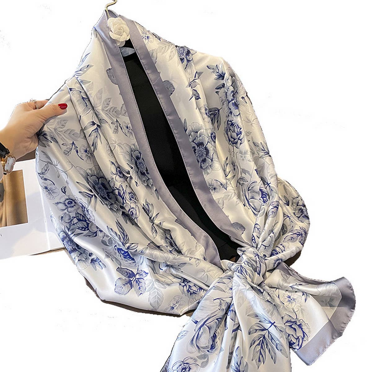 BOHO PRINT SCARF SUNPROOF TRAVEL WRAP FOR WOMEN_CWASC0532