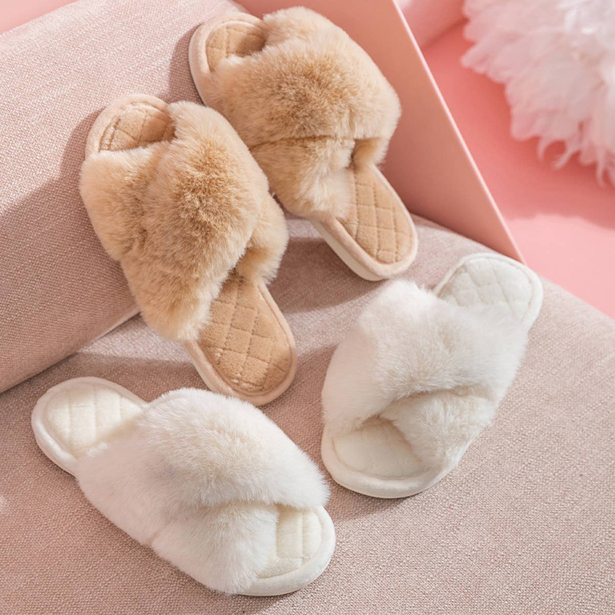 2024 NEW PLUSH CROSS FLOOR COTTON SLIPPERS_CWSHS0824