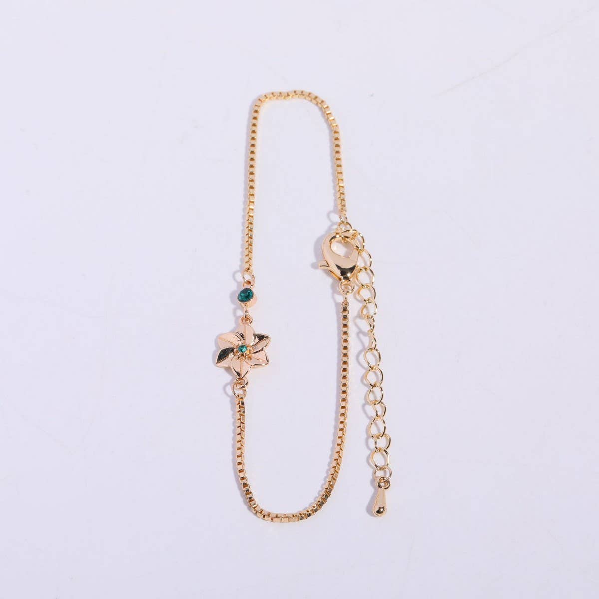 DECEMBER FLOWERBRACELET ZIRCON PENDANT BRACELET_CWAJE1617