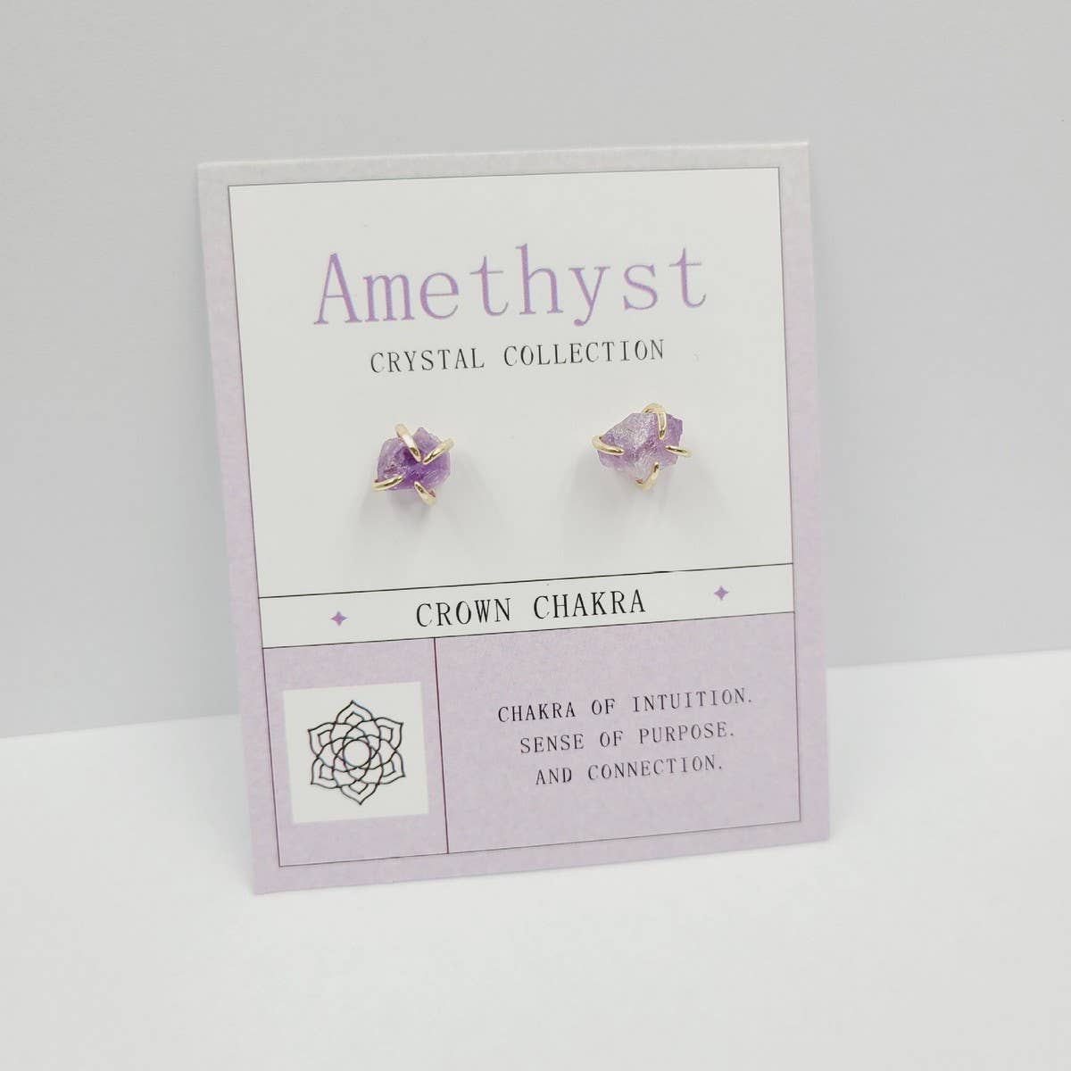 NATURAL STONE FOUR CLAW EARRINGS_CWAJE1070