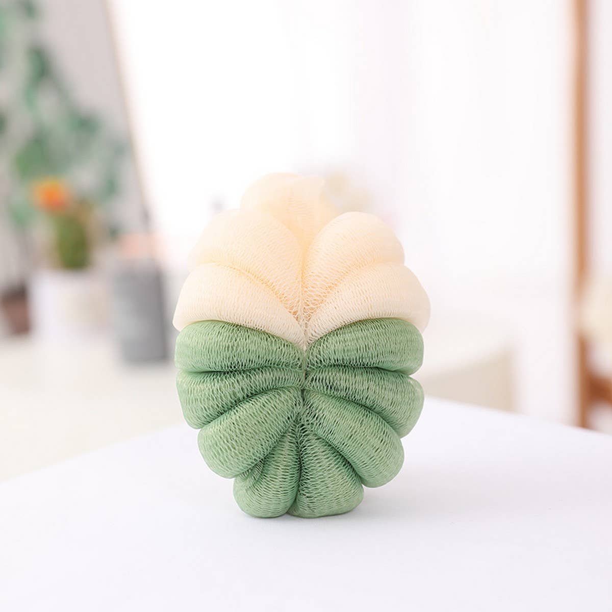 BATH POUF 50G LARGE CREATIVE TURTLE BATH FLOWERBALL_CWMM3385