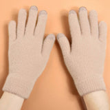 Women Warm Cold-Proof Knitted Gloves_Cwag0125