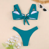 Womens Backless Bikini Sexy Multi-Color Swimwear