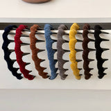 Velvet Headband With Teeth Soft Autumn Style_Cwaha08034