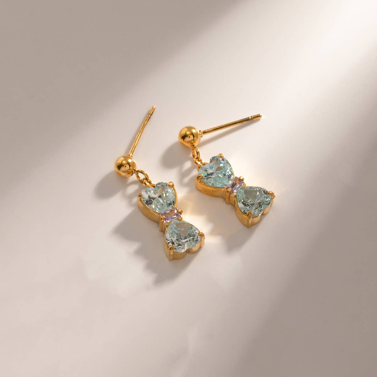 Women 18K Colored Zircon Earrings_Cwaha0908