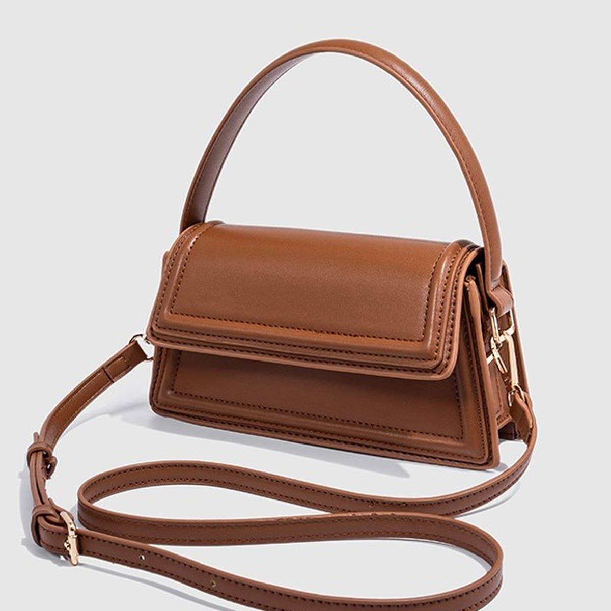 FASHION CASUAL MINI TRAPEZOIDAL SHOULDER BAG_CWAB3434