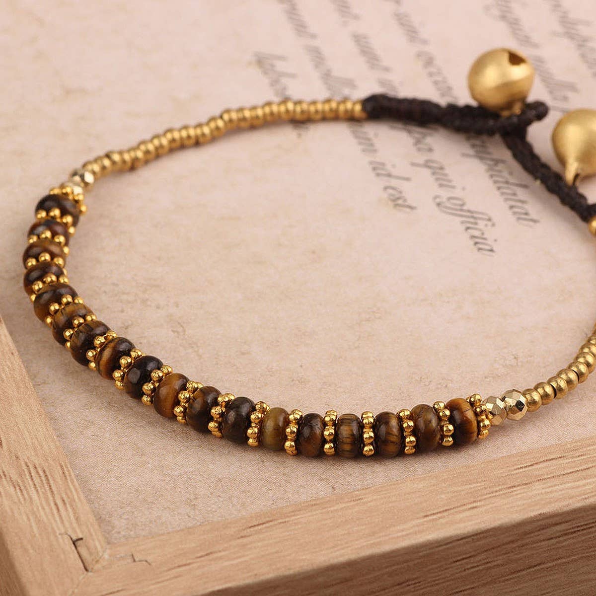 HANDMADE VINTAGE SIMPLE BEADED BRAIDED BRACELET_CWAJE3966