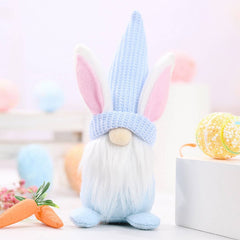 EASTER BUNNY DWARF DOLL ELF FIGURINE ORNAMENTS_CWMM3473
