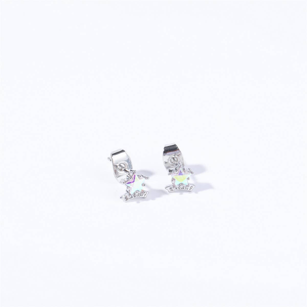 Womens Cowboy Boots Hat Horseshoe Stud Earrings_Cwaje5075