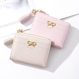 Minimalist Bow Zipper 2-Fold Wallet_Cwab06261