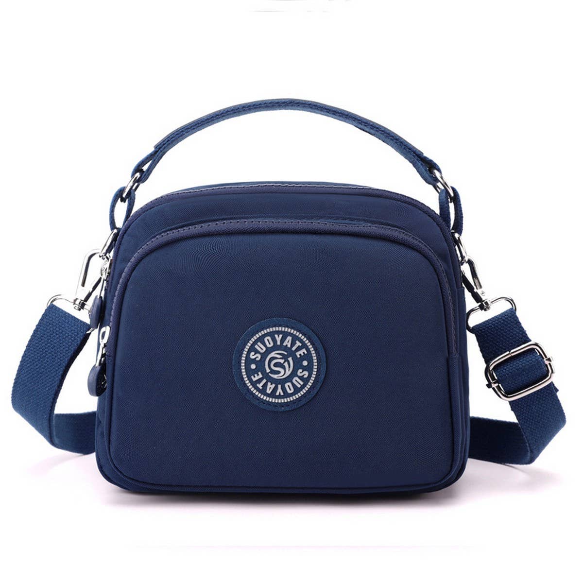 LIGHTWEIGHT NYLON SIMPLE SHOULDER MESSENGER BAG_CWAB3447