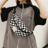 Retro Classic Contrast Plaid Shoulder Bag_Cwab1605