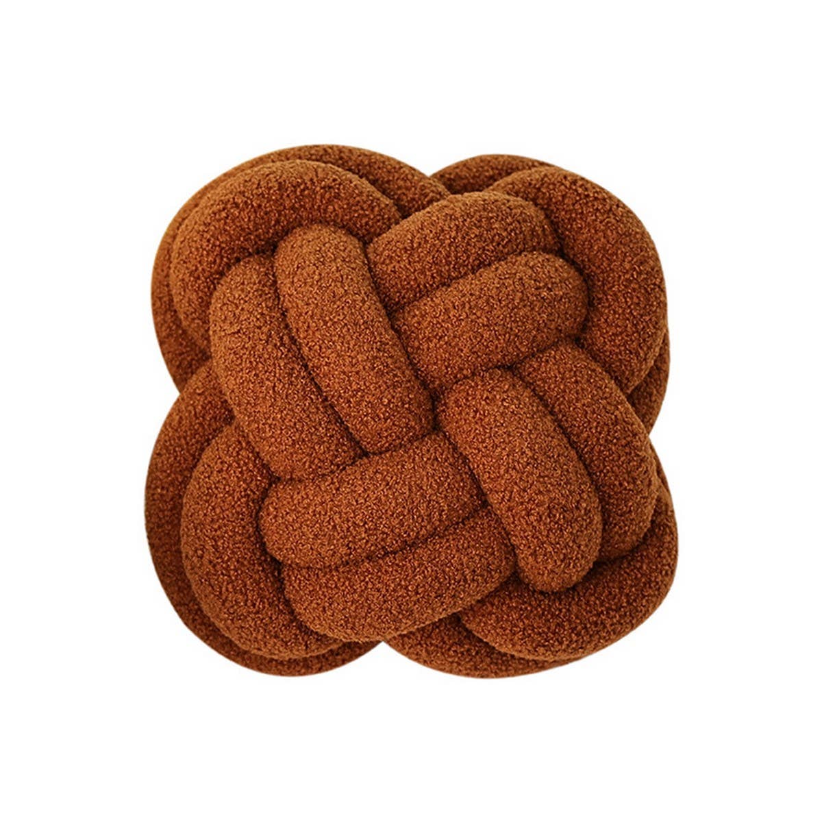 LAMB CASHMERE KNOTTED WOVEN PILLOW CUSHION_CWMM0861