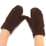 Winter Solid Color Knitted Fingerless Gloves_Cwag0252