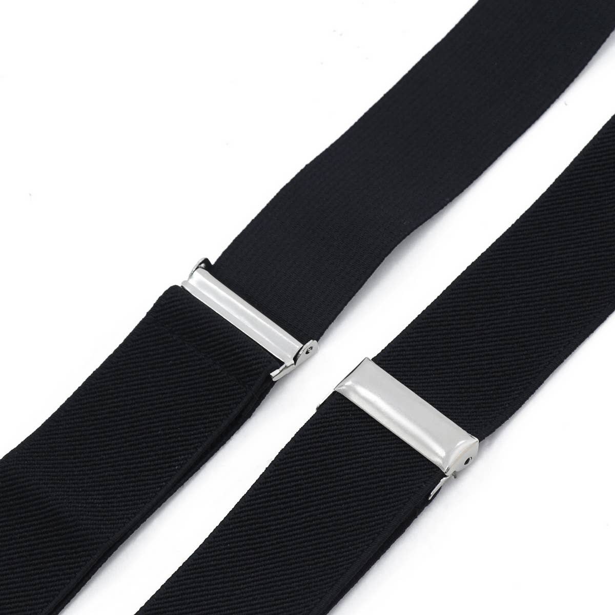 3 5CM BLACK SOLID COLOR SUSPENDER CLIP_CWMM1102