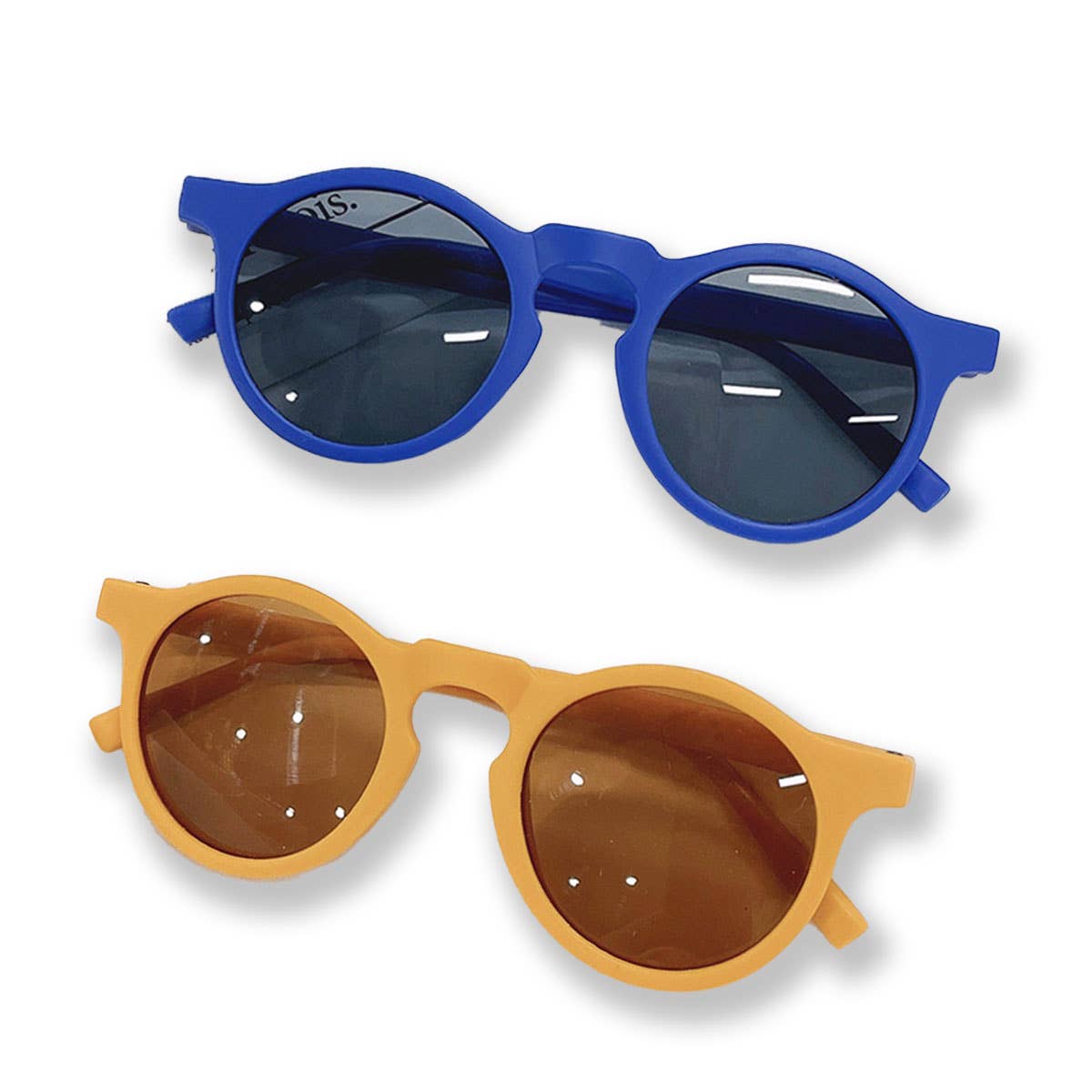 CANDY COLORED ROUND TRENDY SUNGLASSES_CWASG057