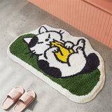 CUTE NON SLIP BATHROOM MAT QUICK DRY ABSORBENT_CWMM7503