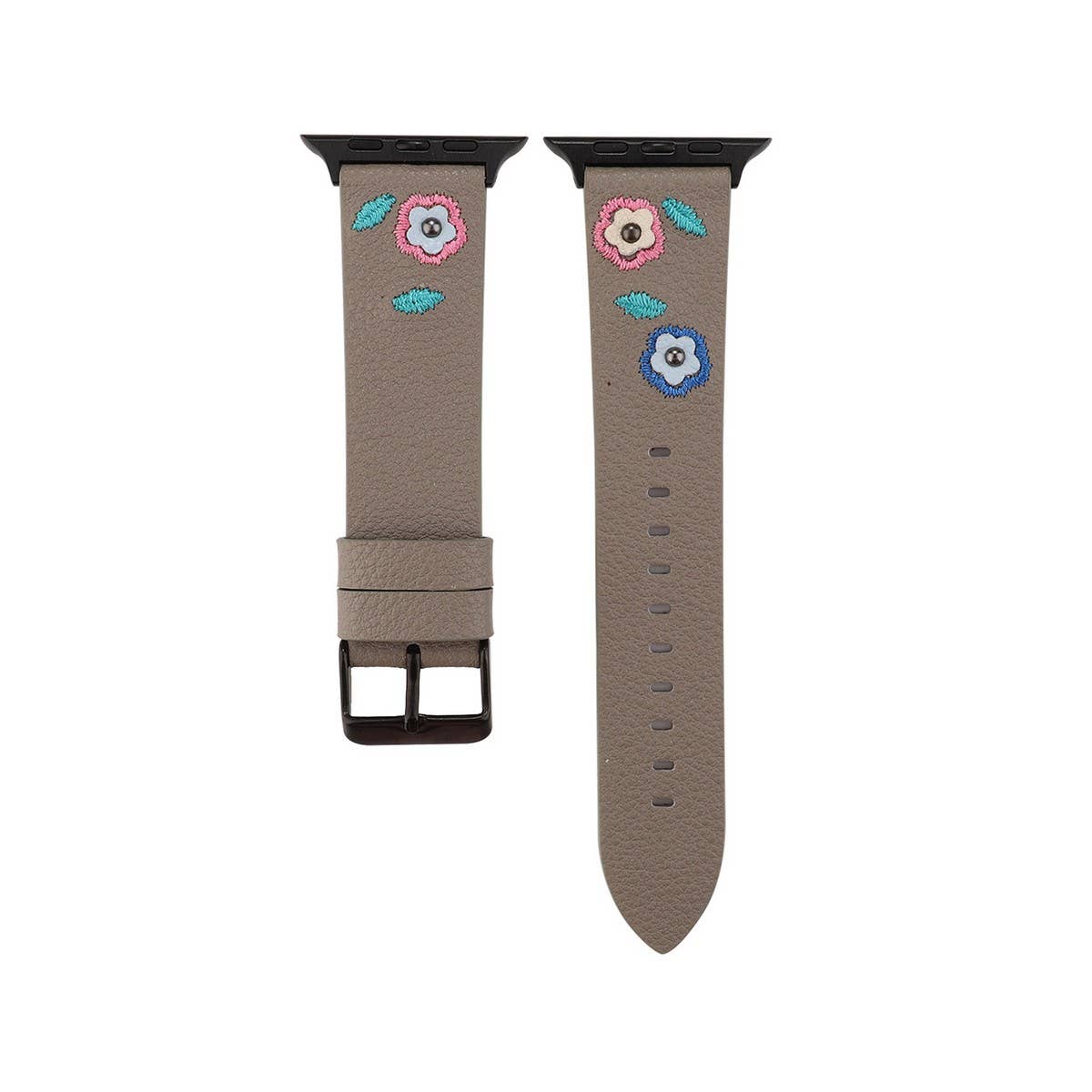 APPLE WATCH9 1 EMBROIDERED LEATHER STRAP_CWASC1540