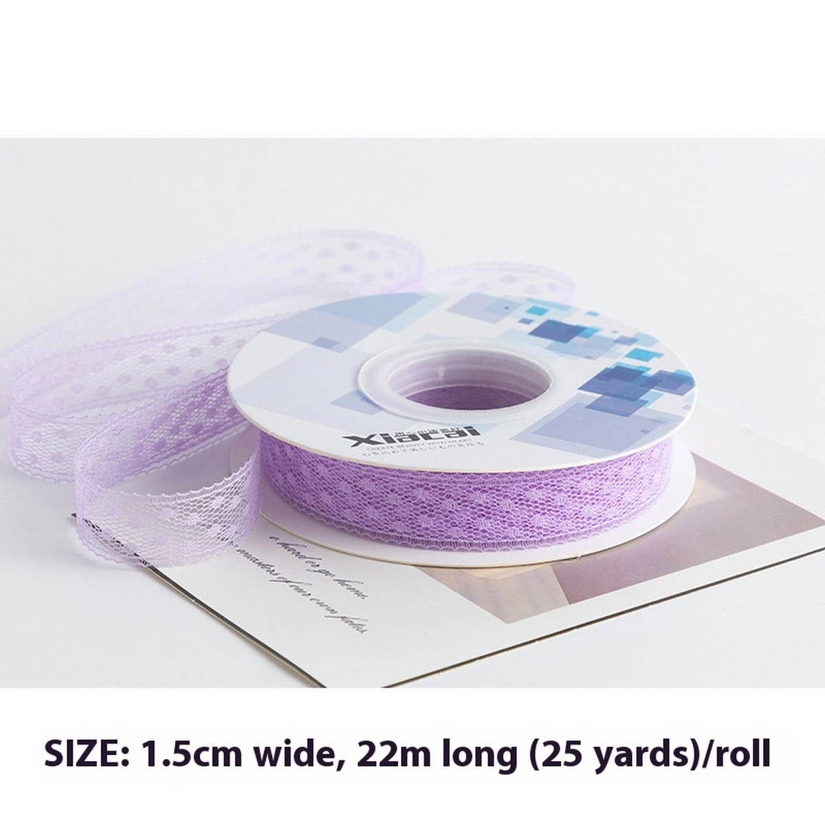 COLORFUL POLKA DOT LACE RIBBON DIY ACCESSORIES_CWMM5747