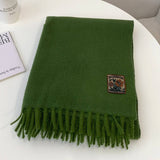 Winter Solid Acrylic Blend Scarf Neckwarmer_Cwasc2298