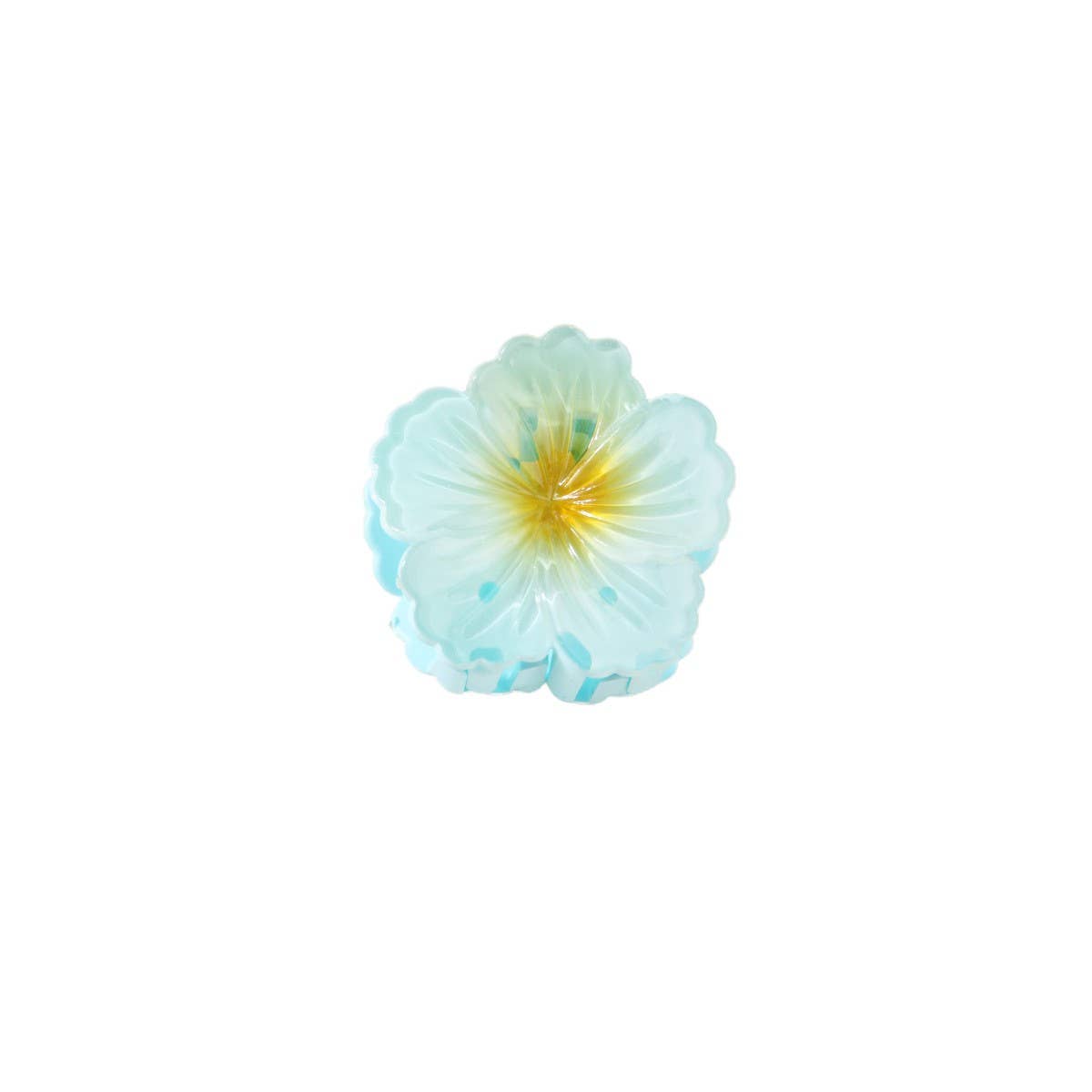 CABBAGE FLOWER HAIR CLAW VACATION STYLE SMALL CLIP_CWMM4997