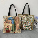 Tote Bags Canvas With Vintage Prints_Cwab2063