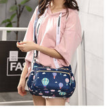 Multilayer Printed Backpack Shoulder Crossbody Bag_Cwasc1764