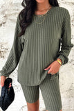 Women Casual Long Sleeved  Top And Leggings Set_Cwstb0235