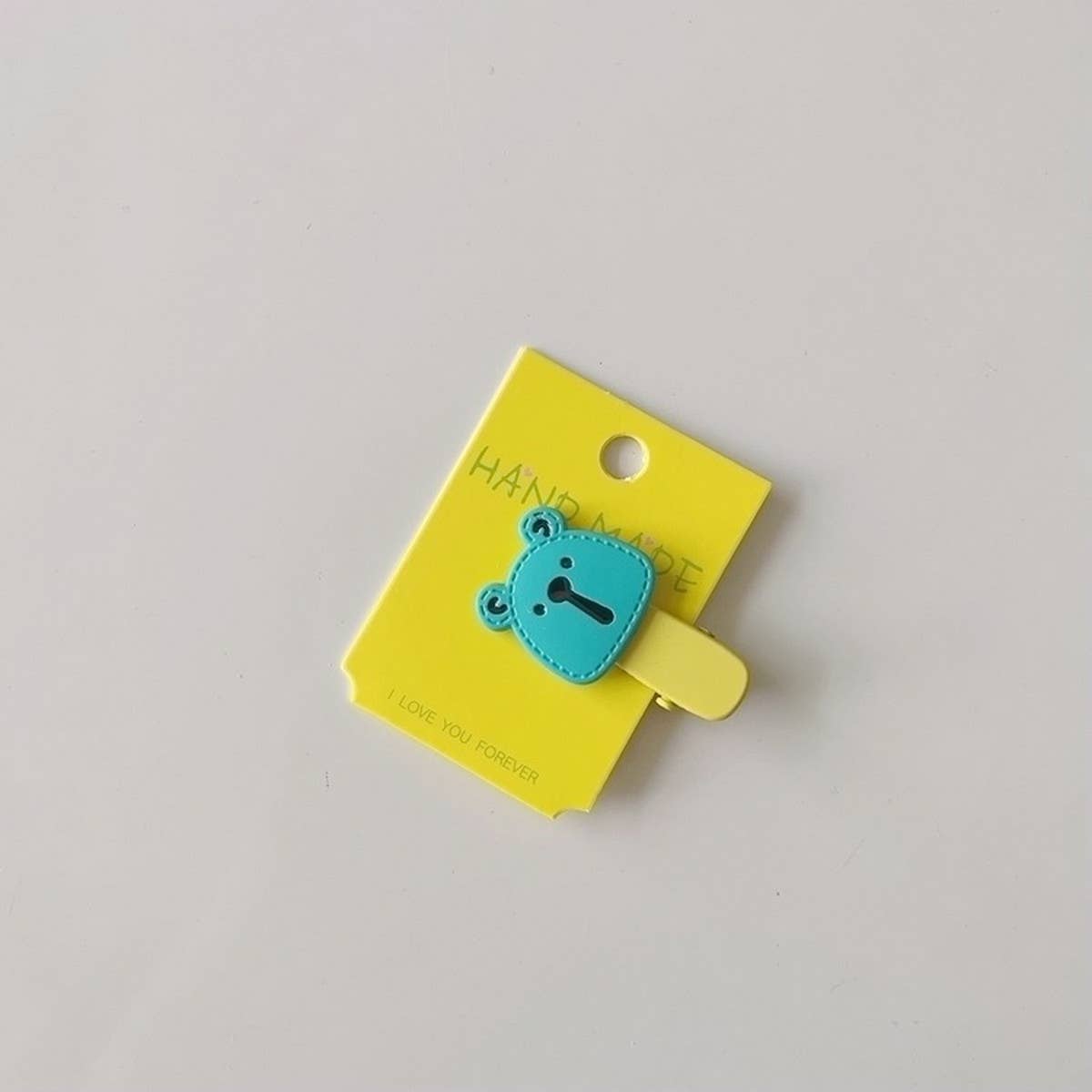 CHILDRENS CUTE LONG NOSE BEAR HAIR CLIP_CWAHA1822