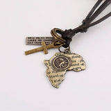 SIMPLE CREATIVE ADJUSTABLE COWHIDE NECKLACE_CWMM4595