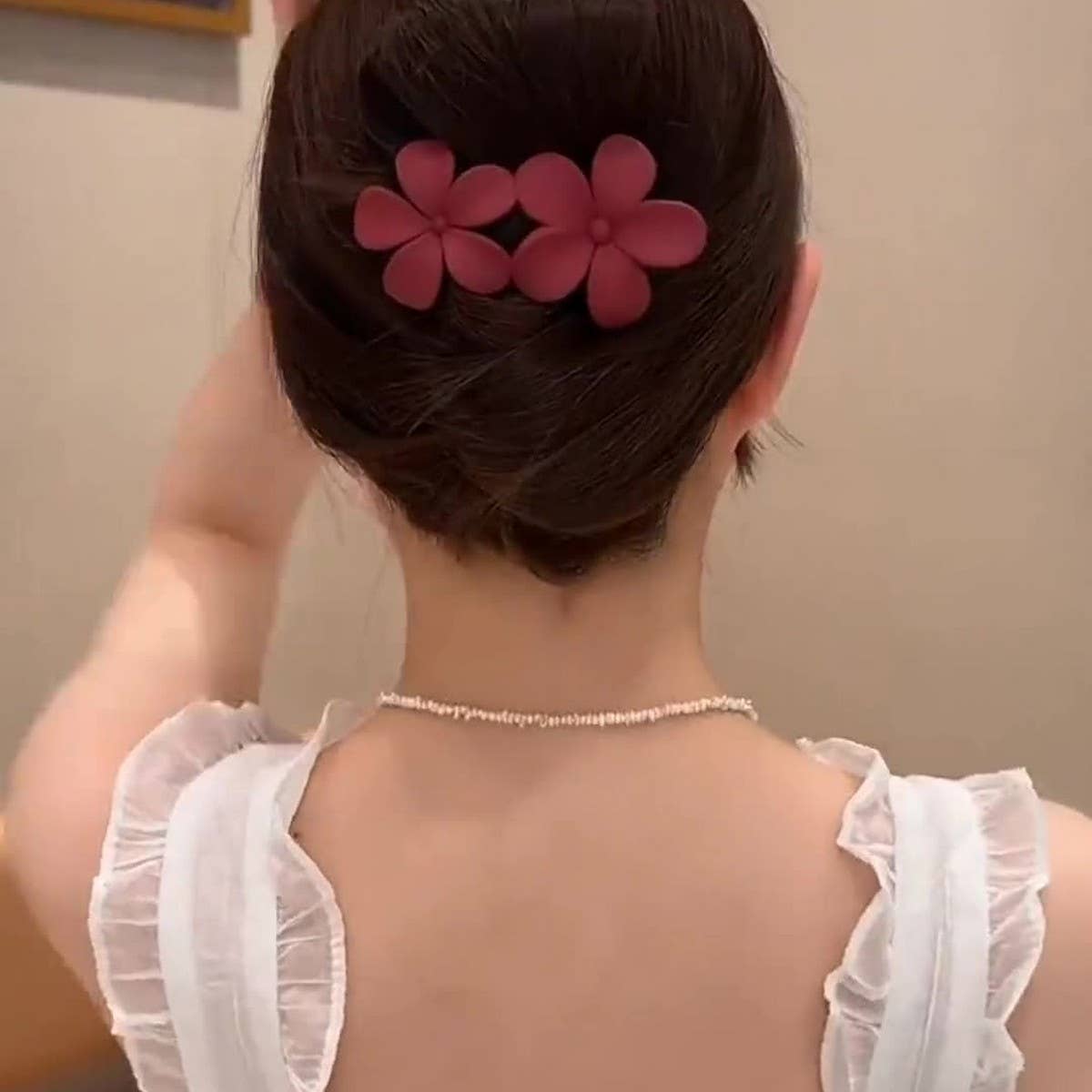 BUTTERFLY FLOWER HAIR CLIP UPDO ACCESSORY_CWMM5006