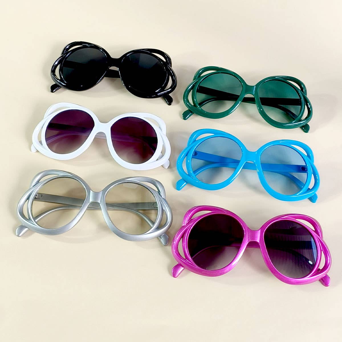 2024 NEW HOLLOW OVAL LARGE FRAME SUNGLASSES WOMEN_CWASG0242