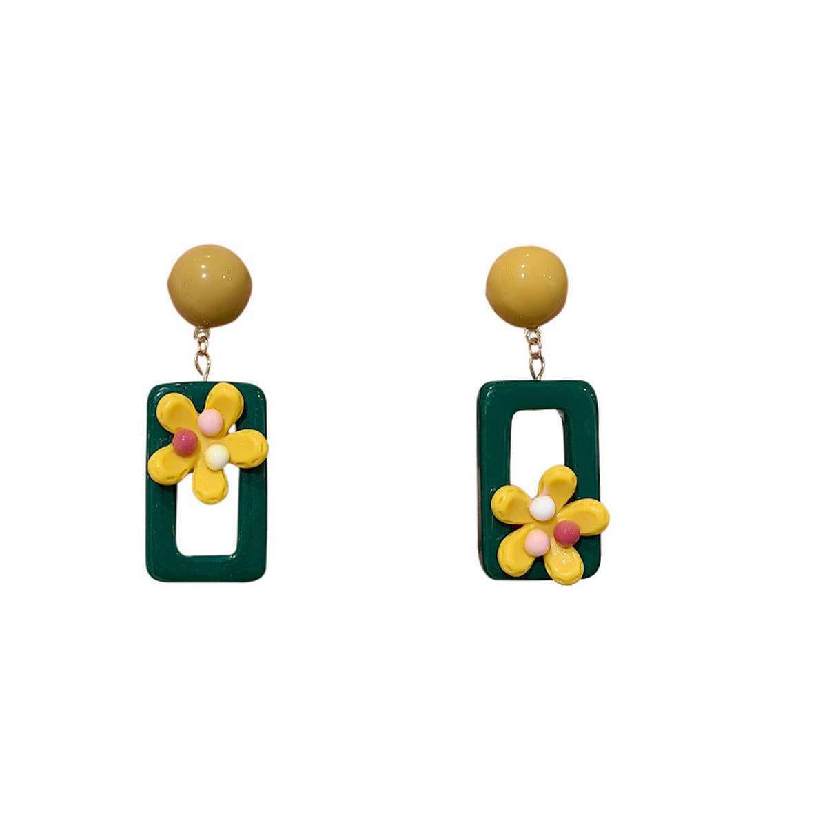 FASHIONABLE AND FRESH RESIN FLOWER EARRINGS_CWAJE1629