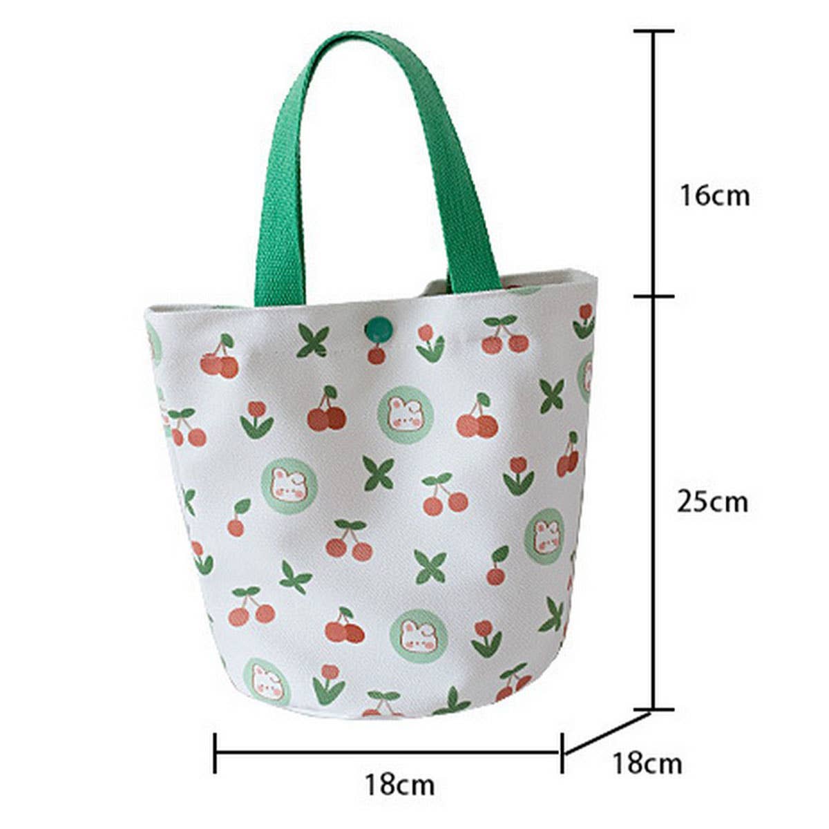 SUMMER CANVAS BUCKET TOTE BAG FOR GIRLS SMALL_CWAB5668