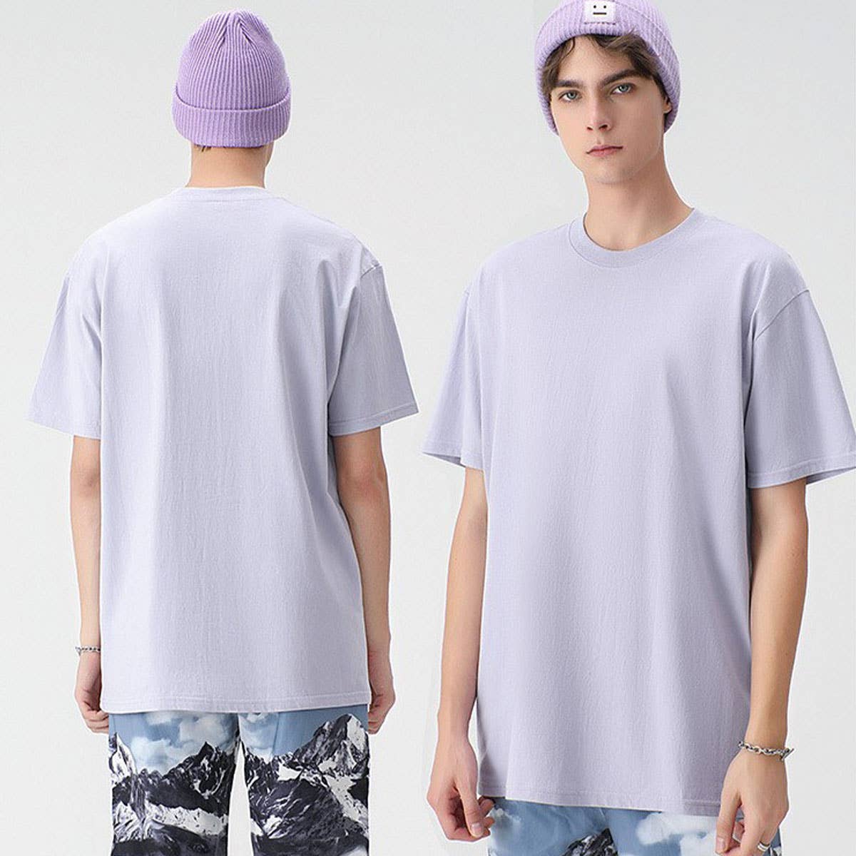 230G HEAVYWEIGHT COMBED COTTON T SHIRT BLANK OVERSIZED