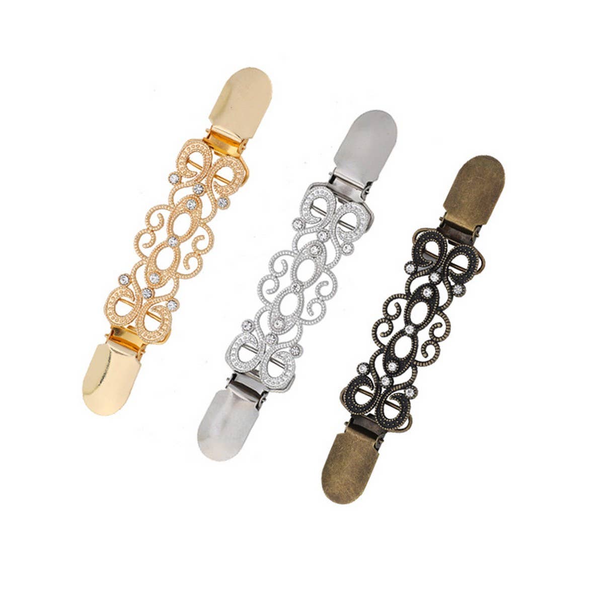 HOT SALE RETRO SHAWL CLIP FOR LADIES WITH DIAMONDS_CWMM2188