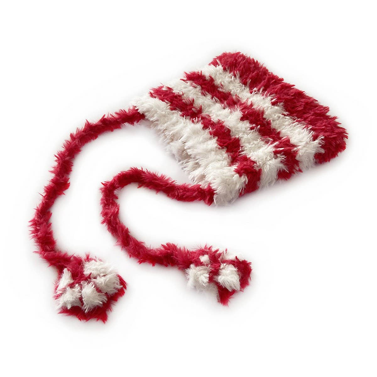 ADULT CUTE STRIPED KNITTED HAT PLUSH_CWAH2056