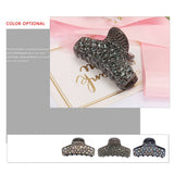 ACRYLIC RHINESTONE HAIRPIN RHINESTONE SHARK CLIP_CWAHA4257
