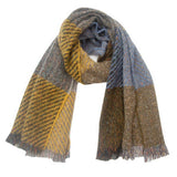 LARGE PLAID SCARF UNISEX WINTER WRAP SHAWL_CWASC0867