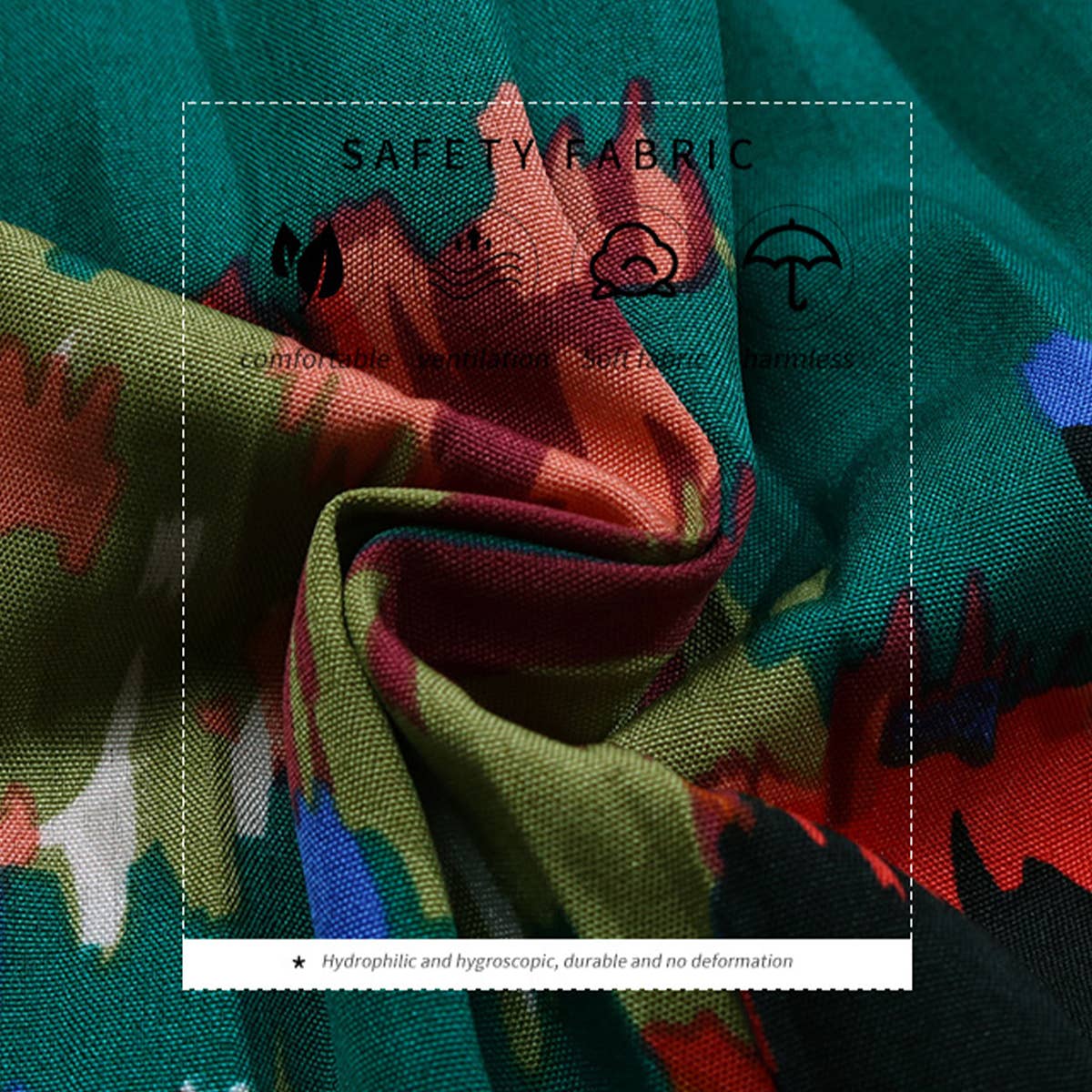 Waist Print Long-Sleeved Haute Couture Dress