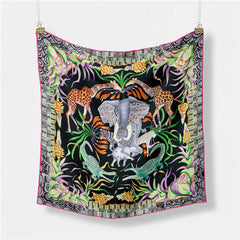 SILKY ANIMAL PRINT SCARF MOTHERS DAY GIFT_CWASC0643