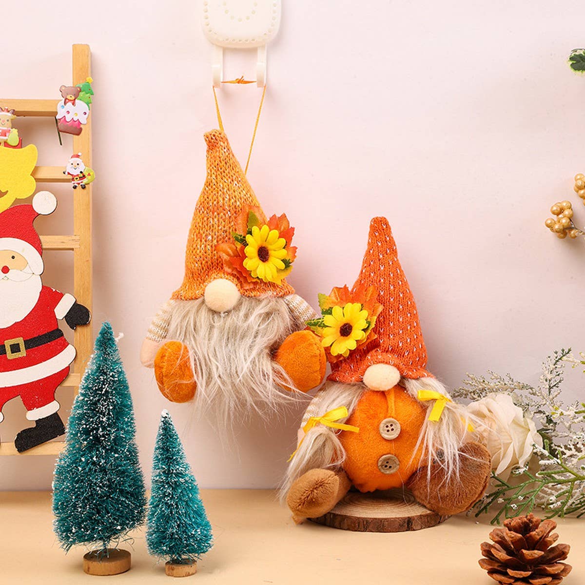THANKSGIVING DECORATIONS DWARF FIGURINE ORNAMENTS_CWMM2849